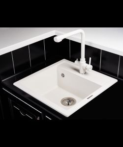 Mixer tap Geo KG2385CR WHITE ALABAS. Geo KG2385CR WHITE ALABAS.- photo 2