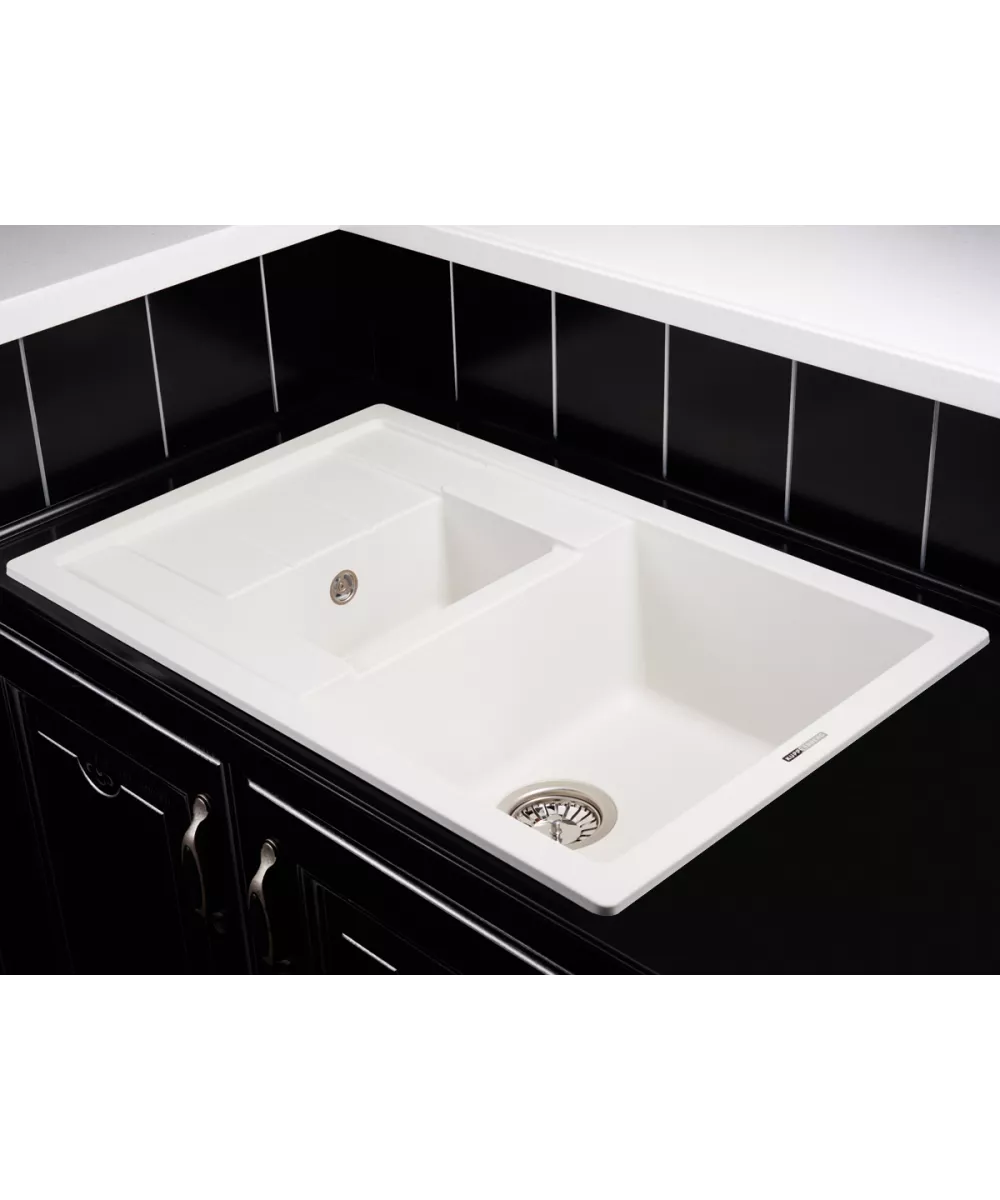 Kitchen sink MODENA 1,5B1D WHITE