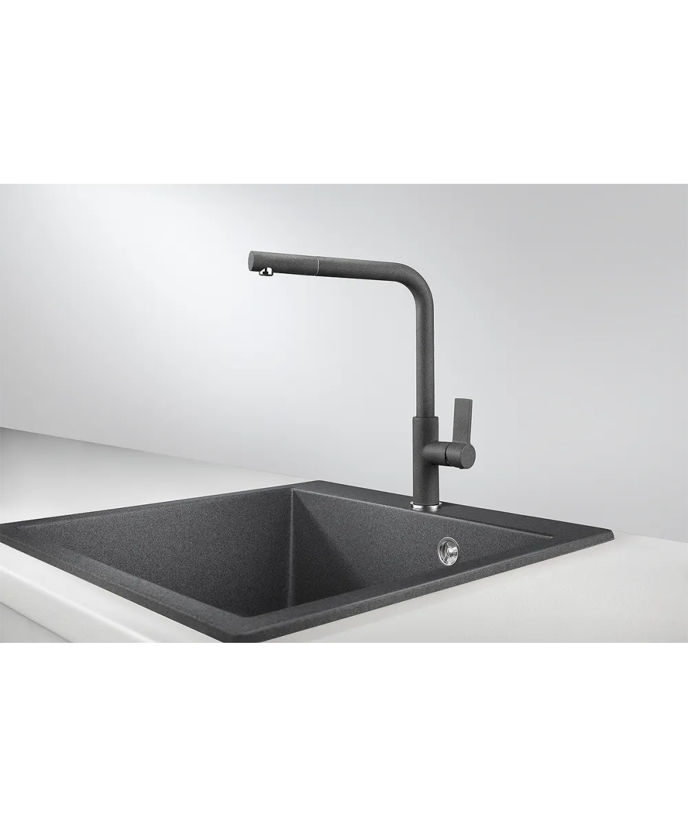 Mixer tap KYRTOS DARK ROCK